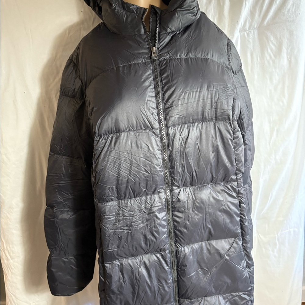 Eddie Bauer Black Luna Peak Down Parka With Hood Size XL